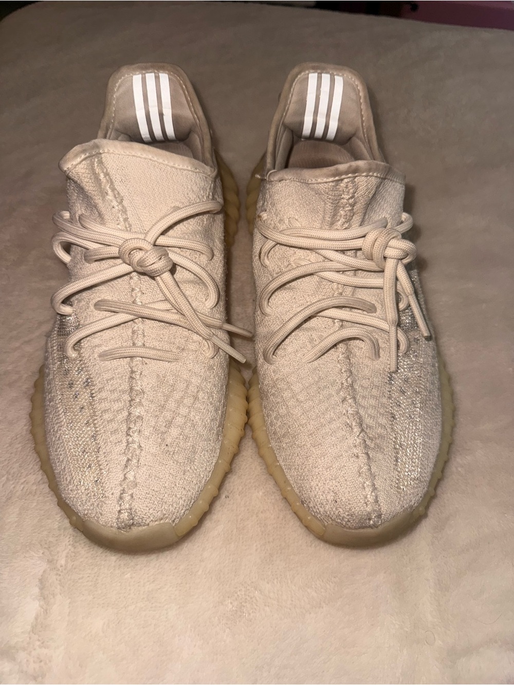 Yeezy Men Sneakers — Light Beige / Gum